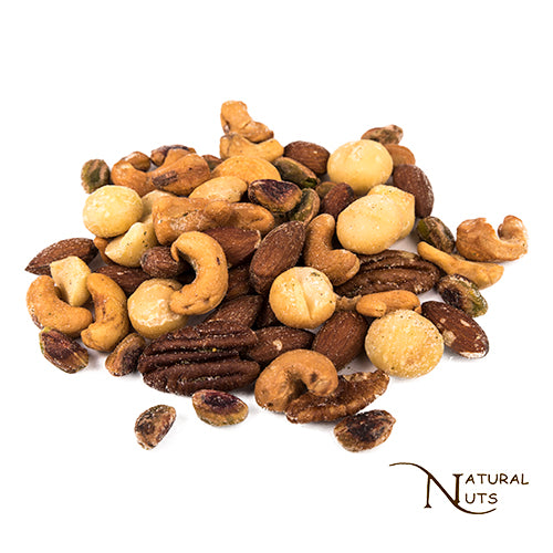 Luxe notenmelange met gezouten cashew, amandel, pecan, macadamia en pistache